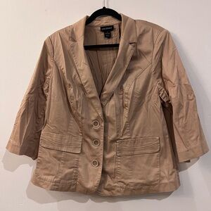 Lane Bryant Beige Women's Suit Jacket